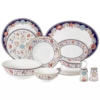 Обеденный сервиз Anna Lafarg Emily Королева Анна 50 предметов
