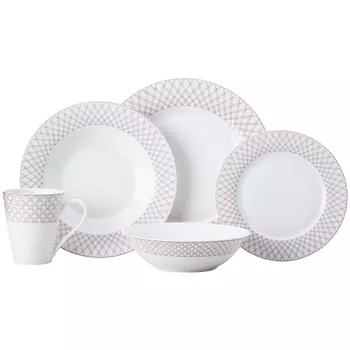 Обеденный сервиз Maxwell &amp; Williams Jewel 20 предметов рубиновый