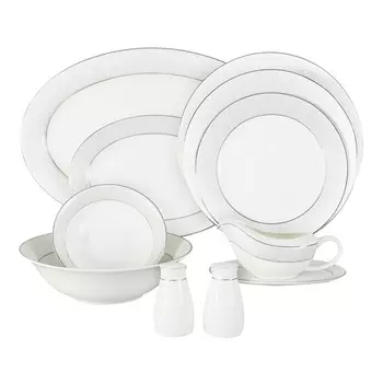 Обеденный сервиз на 12 персон Anna Lafarg Emily Мелисента 50 предметов