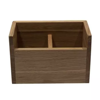 Органайзер для кухонных принадлежностей дубовый с 2-мя отделениями Uneca