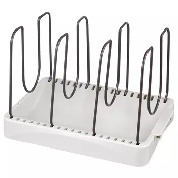 Органайзер для посуды Smart Solutions Ronja серый/сливовый