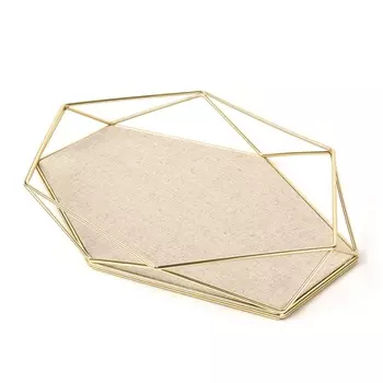 Органайзер для украшений Umbra Prisma матовая латунь