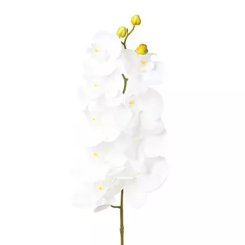 Орхидея декоративная 97 см Азалия белый