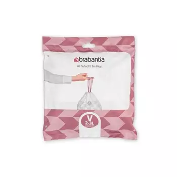 Пакеты для мусора 2-3 л Brabantia PerfectFit V 40 шт