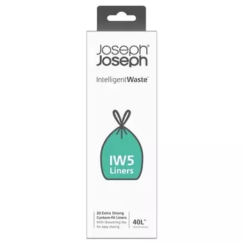 Пакеты для мусора экстрапрочные 40 л Joseph Joseph 20 шт