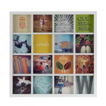 Панно для фотографий Umbra Gridart белый