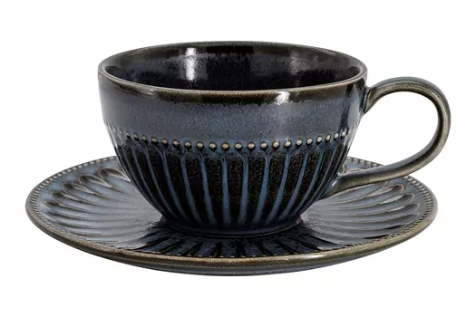 Пара чайная 250 мл Home & Style Black Kitchen