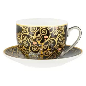 Пара чайная 260 мл Carmani Густав Климт Древо жизни