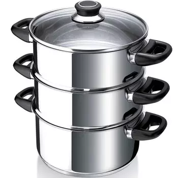 Пароварка с двумя вставками 5 л Beka Polo