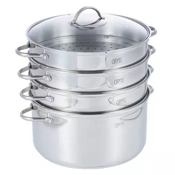 Пароварка трёхъярусная 11 л Gipfel Donella