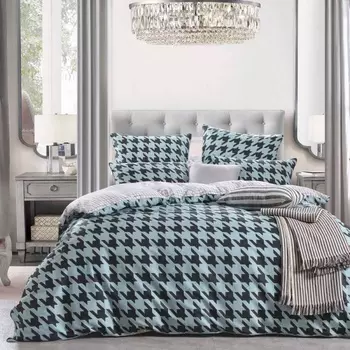 Комплект постельного белья евро Sofi de Marko Пикасо ментол