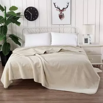 Плед 160 х 220 см Sofi de Marko Аурелия светло-бежевый