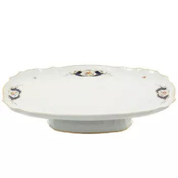 Поднос на ножке 40 см Bernadotte Синий глаз