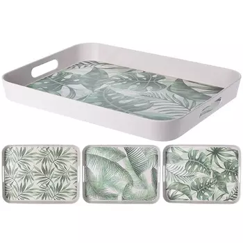 Поднос прямоугольный Excellent Houseware Листья в ассортименте