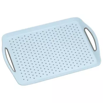 Поднос с ручками 45,5 х 32 см Kesper голубой