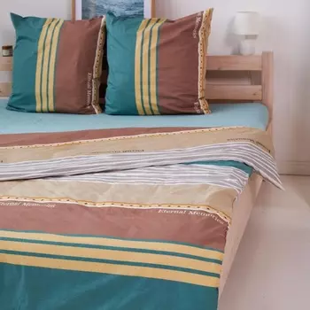 Пододеяльник 205 х 225 см Melograno Abstract Print Stripe