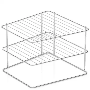 Подставка для тарелок 3 яруса Teknotel хром