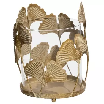 Подсвечник 16 х 21 см Kersten BV Dried Nature золотой