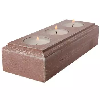 Подсвечник деревянный 18 х 7 см Gift-and-Home