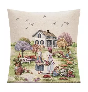 Подушка 45 х 45 см Le Gobelin Весенний парк