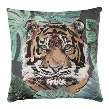 Подушка 45 х 45 см Le Gobelin Тигр в тропиках