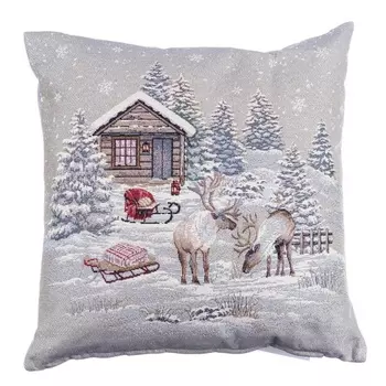 Подушка декоративная 45 х 45 см Le Gobelin Северные олени