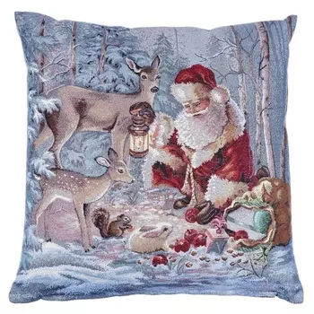 Подушка декоративная 45 х 45 см Le Gobelin Угощение от Санты