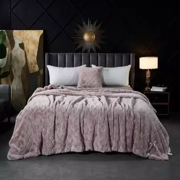 Плед 160 х 220 см Sofi de Marko Бернард пудра