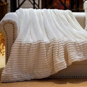 Покрывало 160 х 220 см Sofi de Marko Полоса молоко