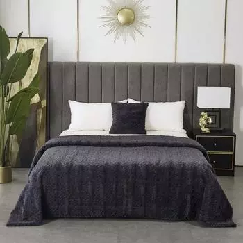 Покрывало 160 х 220 см Sofi de Marko Теодор антрацит