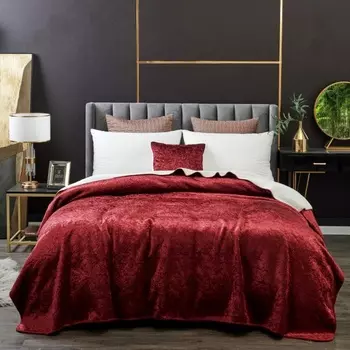 Покрывало 160 х 220 см Sofi de Marko Ундина бордовый