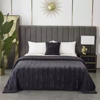 Покрывало 210 х 230 см Sofi de Marko Теодор антрацит