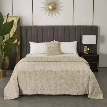 Покрывало 210 х 230 см Sofi de Marko Теодор бежевый