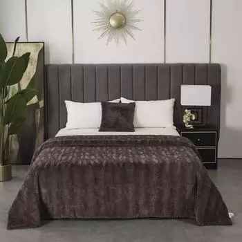 Покрывало 210 х 230 см Sofi de Marko Теодор шоколад