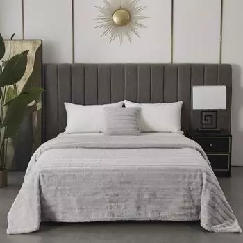 Покрывало 220 х 240 см Sofi de Marko Анабель серый