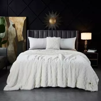 Плед 220 х 240 см Sofi de Marko Бернард молоко