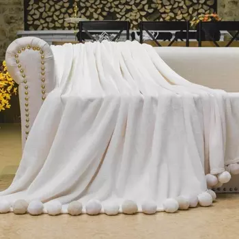 Покрывало 220 х 240 см Sofi de Marko Multi-ball молоко