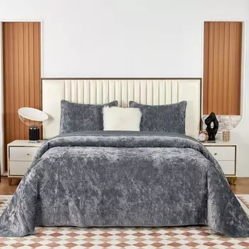 Покрывало 240 х 260 см Sofi de Marko Розалин серый