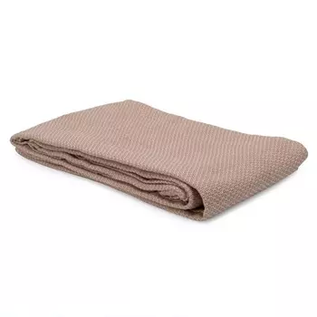 Покрывало вафельное 180 х 250 см Tkano Ethnic тёмно-бежевый