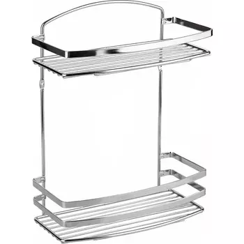 Полка в ванную прямая 2 яруса Teknotel Paclan