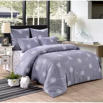 Постельное белье евро Sofi de Marko Сабина серый