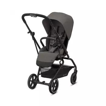 Прогулочная коляска Cybex Eezy S Twist+ 2 BLK Soho Grey с бампером
