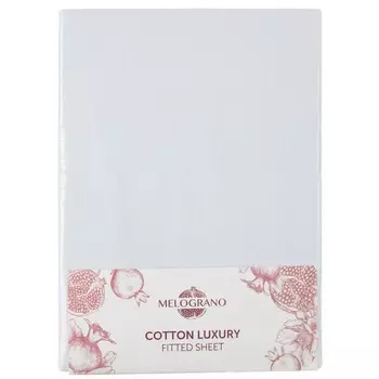 Простыня натяжная трикотажная 90 x 200 см Melograno белый