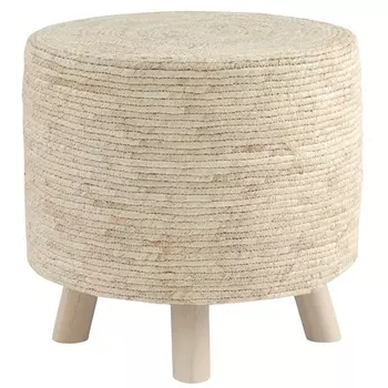 Пуф 40 х 40 см Bergenson Bjorn Sonja светло-бежевый