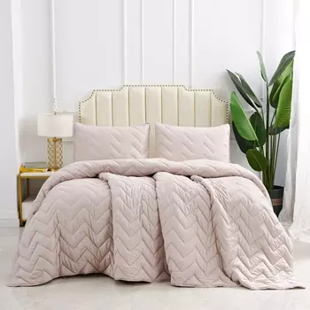 Комплект покрывало и наволочки 230 х 250 см Sofi de Marko Робби мокко