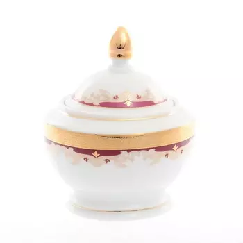 Сахарница 250 мл Thun Кристина красная лилия