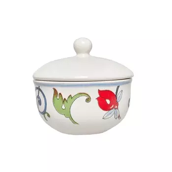 Сахарница с крышкой 370 мл Grace by Tudor England Botanical Spiral