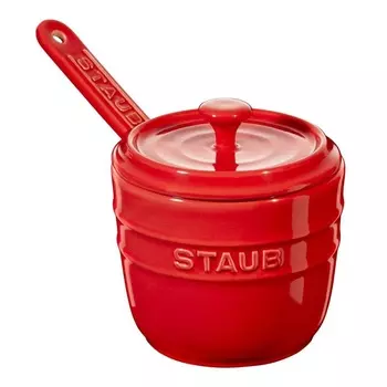 Сахарница с ложкой 250 мл Staub вишнёвый
