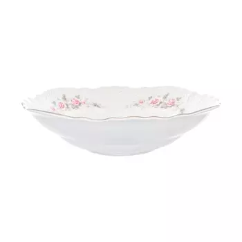 Салатник 25 см Bernadotte Серая роза платина