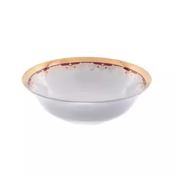 Салатник 25 см Thun Кристина красная лилия